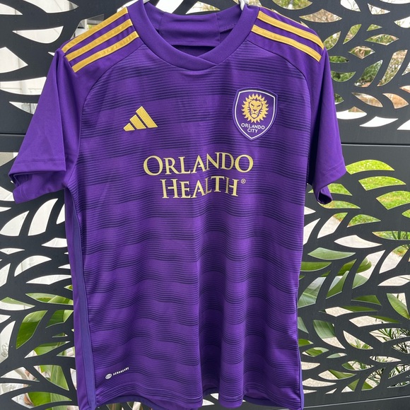 Orlando City SC adidas Women's The Wall Kit Jersey Purple XL - Picture 2 of 5